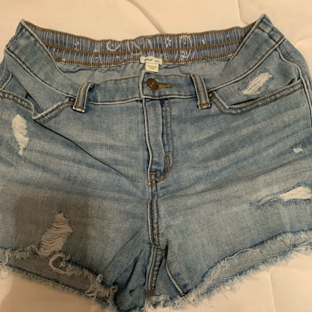 aerie jean shorts